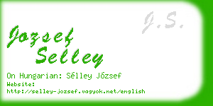 jozsef selley business card