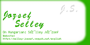jozsef selley business card